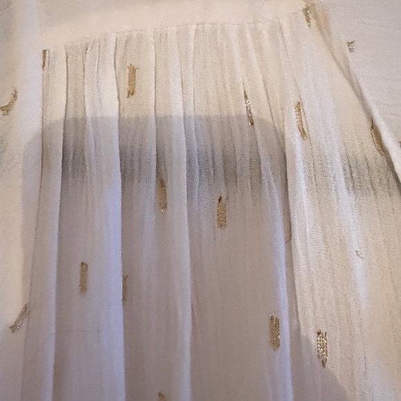 Zara Cream Button-Up Blouse - Picture 8 of 11